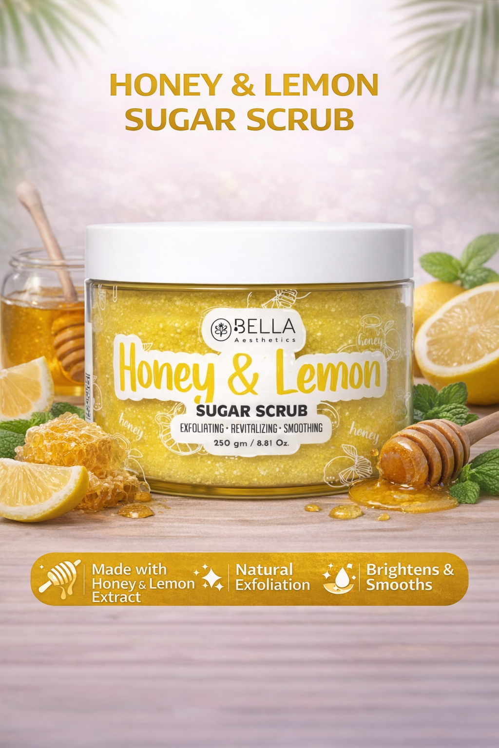Honey & Lemon Sugar Scrub