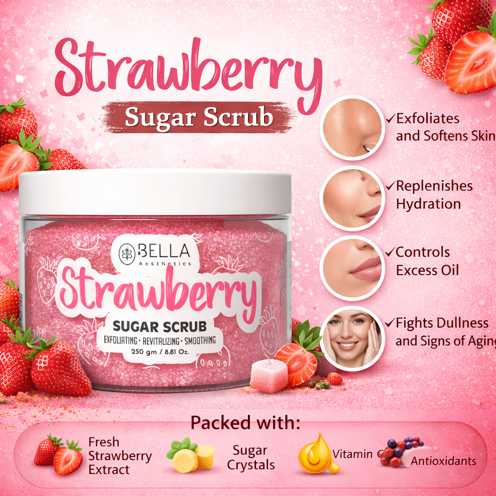 Strawberry Sugar Scrub