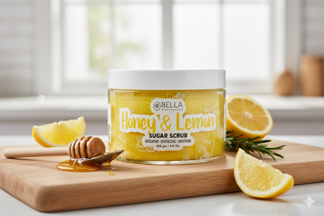 Honey & Lemon Sugar Scrub
