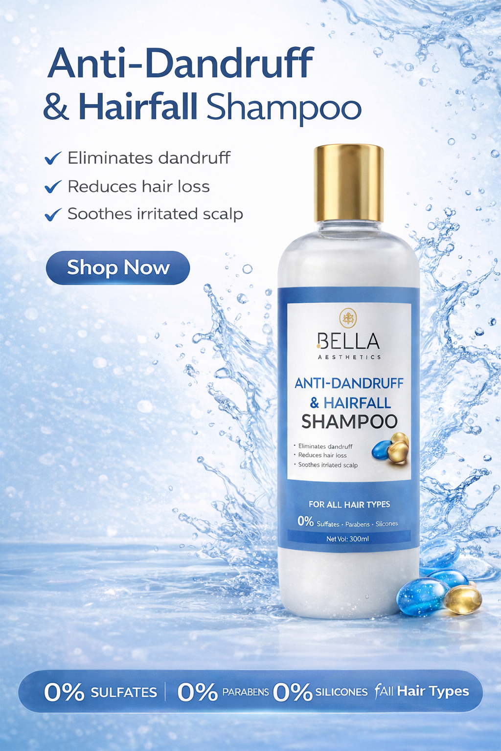 SULFATE FREE ANTIDANDRUFF SHAMPOO