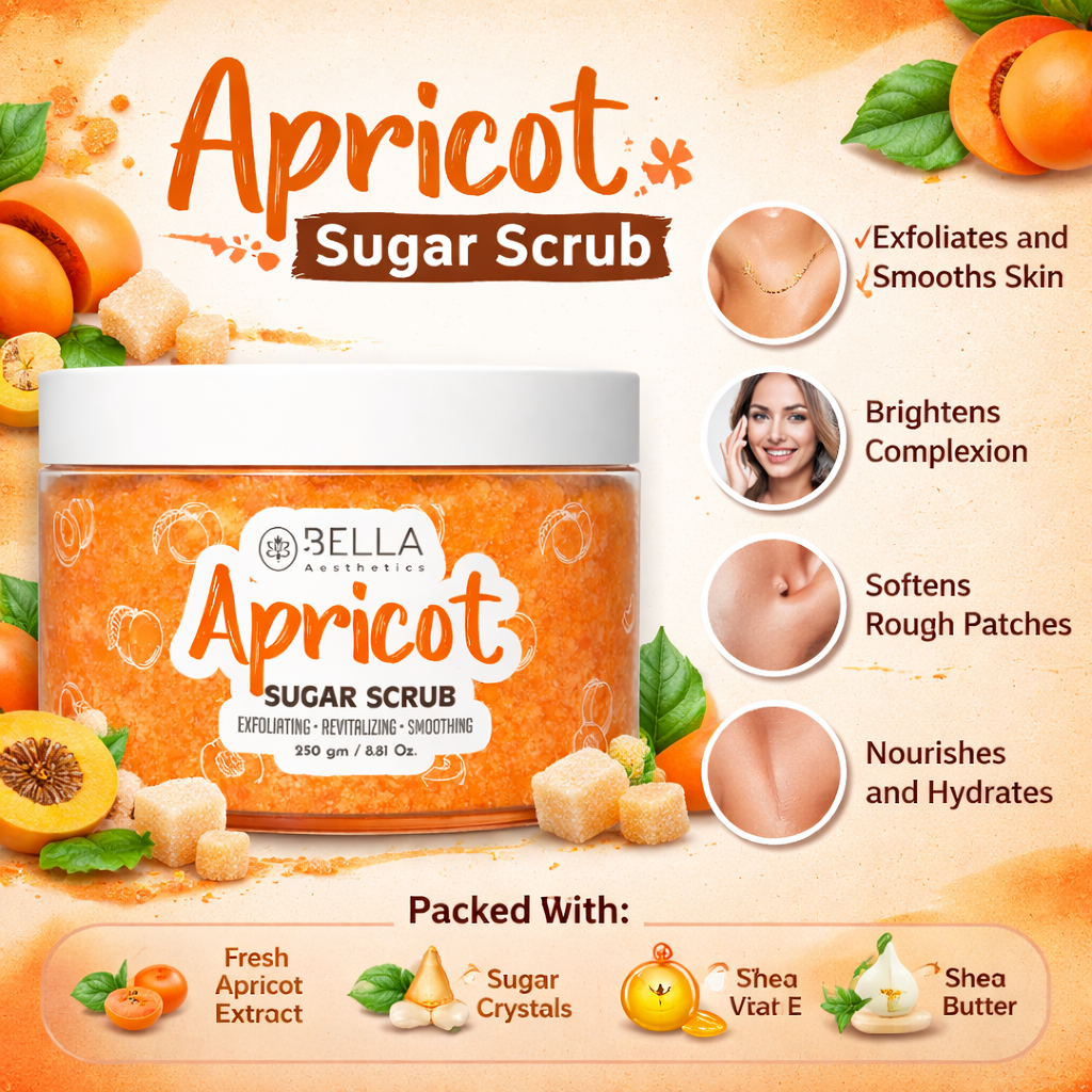 Apricot Exfoliatiing Sugar Scrub